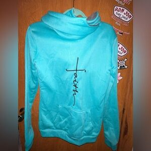 Faith Teal hoodie